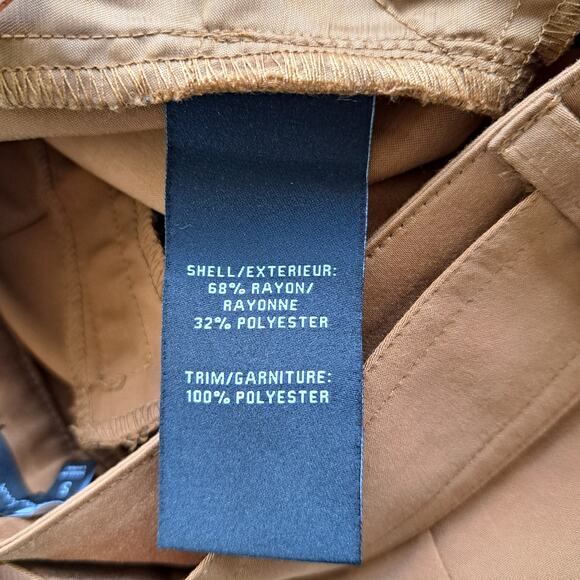7 For All Mankind Cognac High Waist Wide Leg Pant Small Belted Fall Camel Brown - Picture 7 of 8
